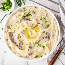 Garlic & Herb Red Skin Mashed Potatoes