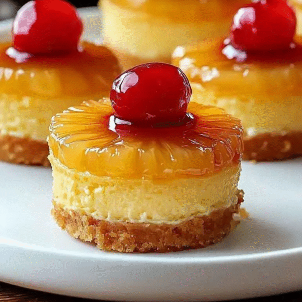 MINI PINEAPPLE UPSIDE-DOWN BITES